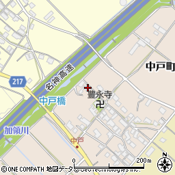 滋賀県東近江市中戸町415周辺の地図