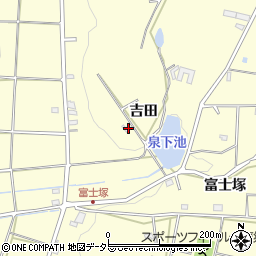 愛知県愛知郡東郷町諸輪吉田周辺の地図
