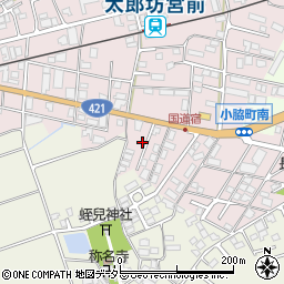 滋賀県東近江市小脇町2416-15周辺の地図