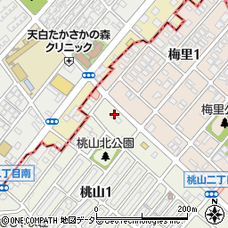 たんぽぽ薬局　桃山店周辺の地図