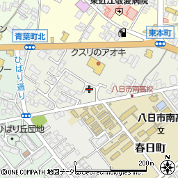 滋賀県東近江市幸町1-44周辺の地図