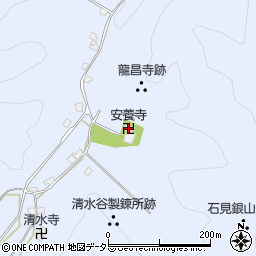 安養寺周辺の地図