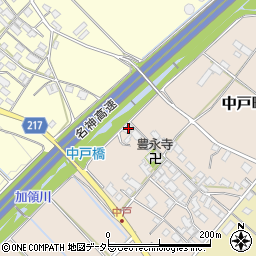 滋賀県東近江市中戸町414周辺の地図