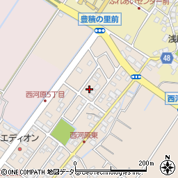 滋賀県野洲市西河原2656周辺の地図