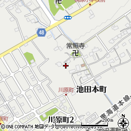 滋賀県近江八幡市池田本町周辺の地図