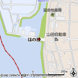 愛知県名古屋市港区南陽町大字福田前新田（ほの割）周辺の地図