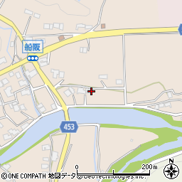 京都府南丹市園部町船阪前河原周辺の地図