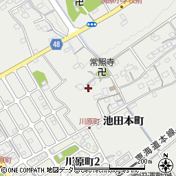 滋賀県近江八幡市池田本町周辺の地図