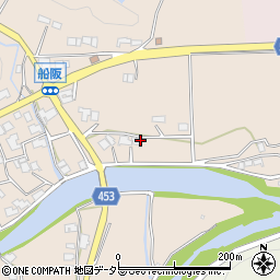 京都府南丹市園部町船阪（前河原）周辺の地図