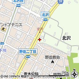 愛知県名古屋市天白区天白町大字野並（欠ノ上）周辺の地図
