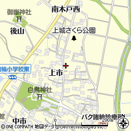 愛知県愛知郡東郷町諸輪上市112-1周辺の地図