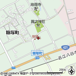 滋賀県東近江市糠塚町1359周辺の地図
