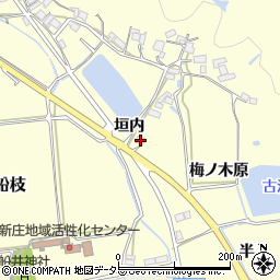 京都府南丹市八木町船枝梅ノ木原84周辺の地図