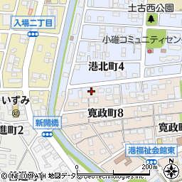 愛知県名古屋市港区寛政町8丁目48周辺の地図