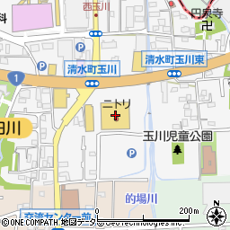 ニトリ三島店周辺の地図