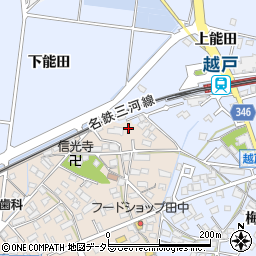 愛知県豊田市荒井町能田原485-2周辺の地図