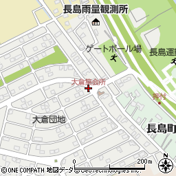 大倉集会所周辺の地図