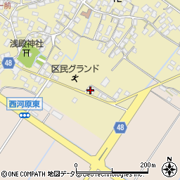 滋賀県野洲市比留田10-1周辺の地図