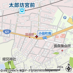 滋賀県東近江市小脇町2373周辺の地図