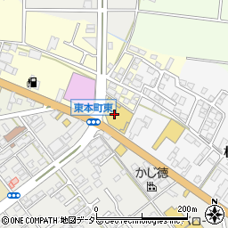 滋賀県東近江市八日市東本町12周辺の地図