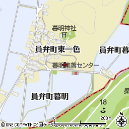 三重県いなべ市員弁町東一色2501周辺の地図