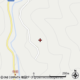 愛知県東栄町（北設楽郡）足込周辺の地図