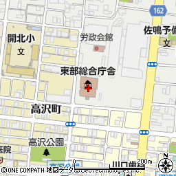 静岡県沼津労政会館周辺の地図
