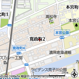 愛知県名古屋市港区寛政町2丁目26周辺の地図