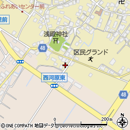 滋賀県野洲市比留田704周辺の地図