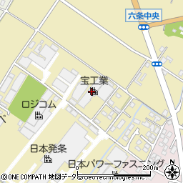 宝工業株式会社　滋賀工場周辺の地図