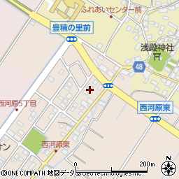 滋賀県野洲市西河原2642周辺の地図