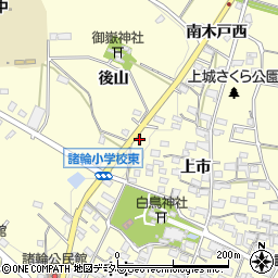 愛知県愛知郡東郷町諸輪上市69-5周辺の地図
