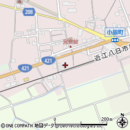 滋賀県東近江市小脇町1714-9周辺の地図