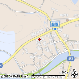 京都府南丹市園部町船阪（上ノ段）周辺の地図