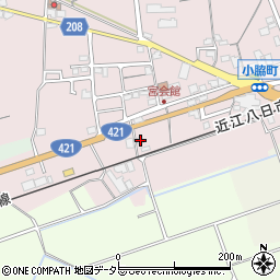 滋賀県東近江市小脇町1714-8周辺の地図