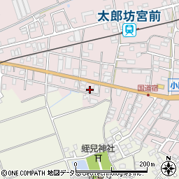 滋賀三菱農機販売株式会社　八日市営業所周辺の地図