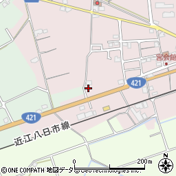 滋賀県東近江市小脇町1周辺の地図