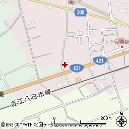 滋賀県東近江市小脇町1-3周辺の地図