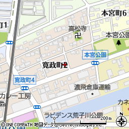 愛知県名古屋市港区寛政町2丁目25周辺の地図