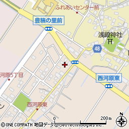 滋賀県野洲市西河原2635周辺の地図