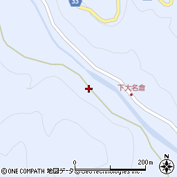 愛知県北設楽郡設楽町大名倉日掛周辺の地図