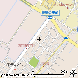 滋賀県野洲市西河原2661周辺の地図