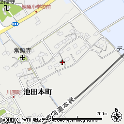 滋賀県近江八幡市池田本町556周辺の地図