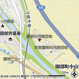 京都府南丹市園部町小山東町向河原周辺の地図