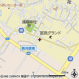 滋賀県野洲市比留田29-2周辺の地図
