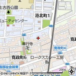 愛知県名古屋市港区寛政町5丁目1周辺の地図