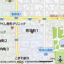 愛知県名古屋市南区曽池町1丁目周辺の地図