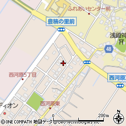 滋賀県野洲市西河原2653周辺の地図