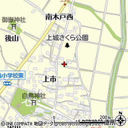 愛知県愛知郡東郷町諸輪上市114周辺の地図