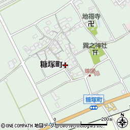 滋賀県東近江市糠塚町175周辺の地図